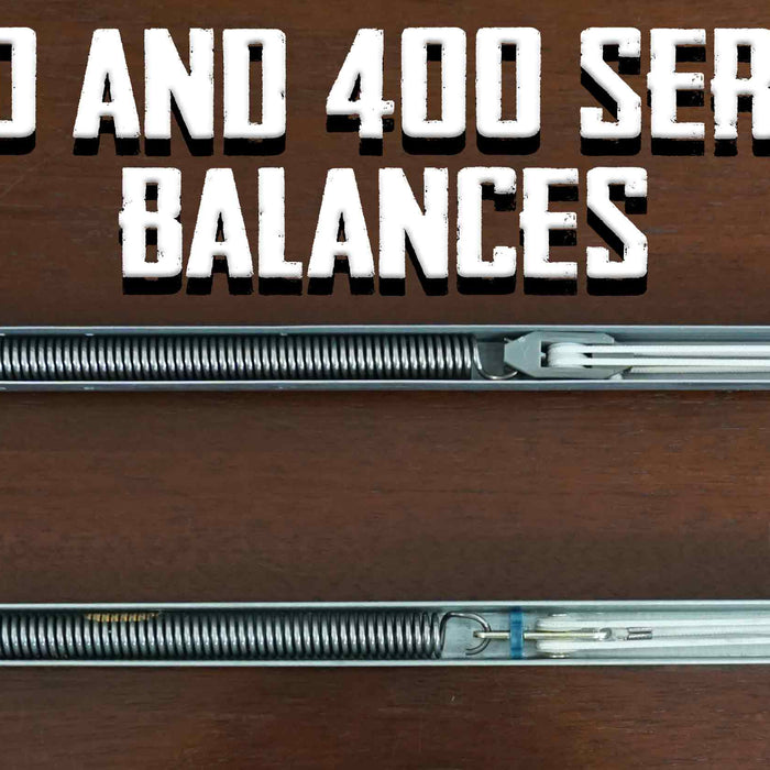 Block and Tackle Window Balances