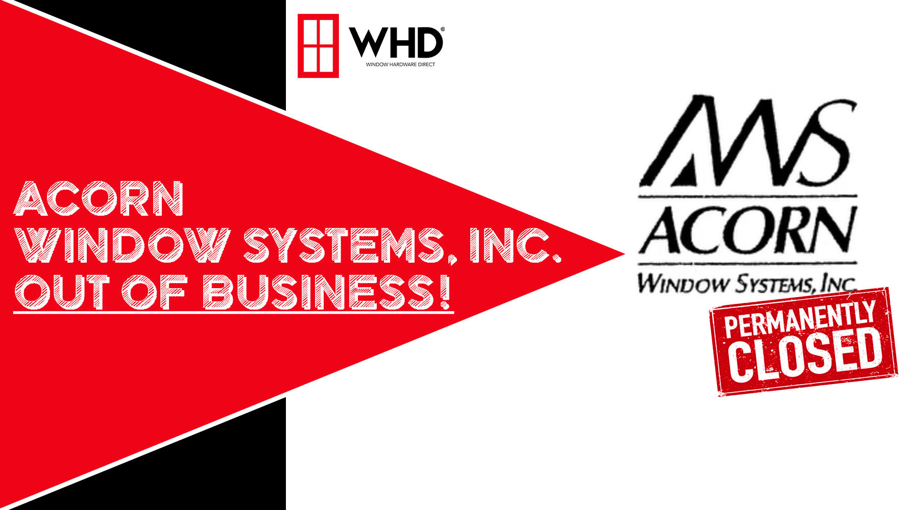 Acorn Window Systems, Inc. OUT OF BUSINESS! Replacement Parts to Fix Those Old Windows