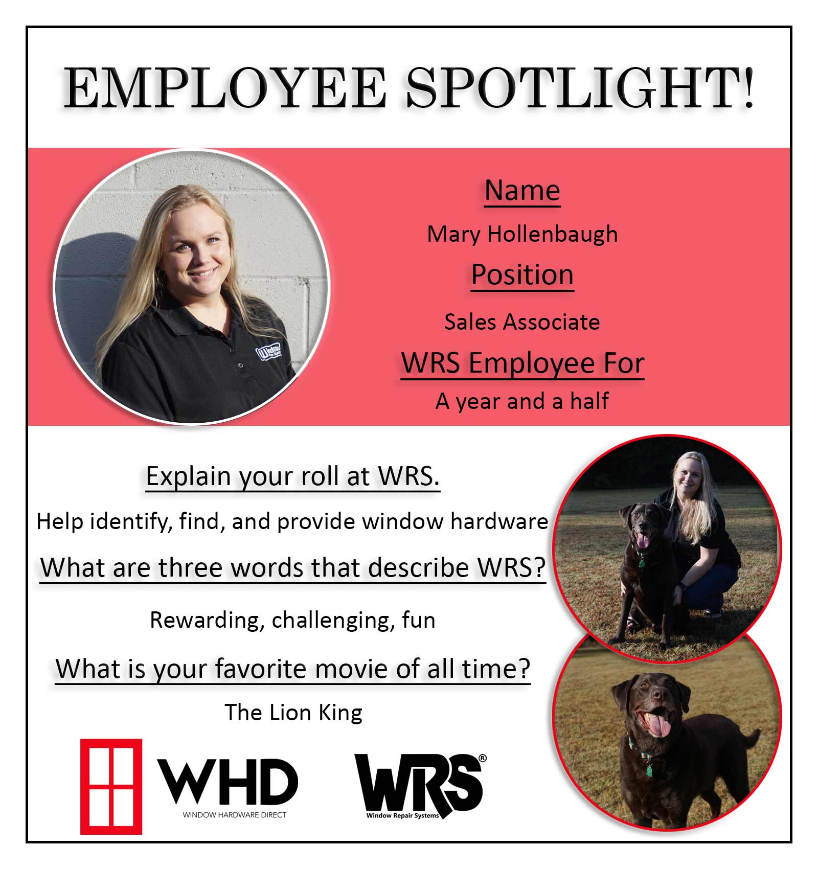 Employee Spotlight - Mary Hollenbaugh