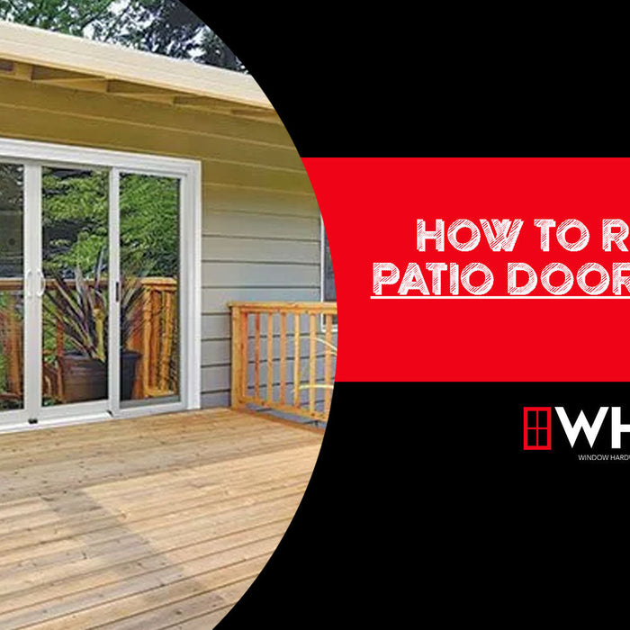 How to Replace Patio Door Rollers