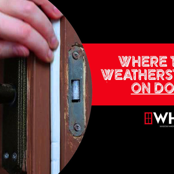 Where to Put Weatherstripping on Doors