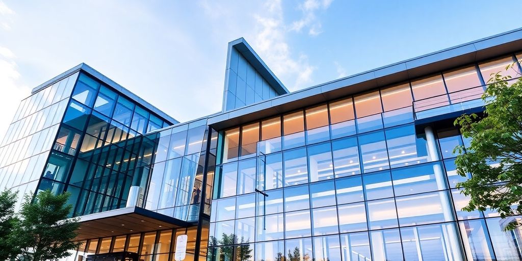Modern architectural design featuring Vistawall solutions in action.