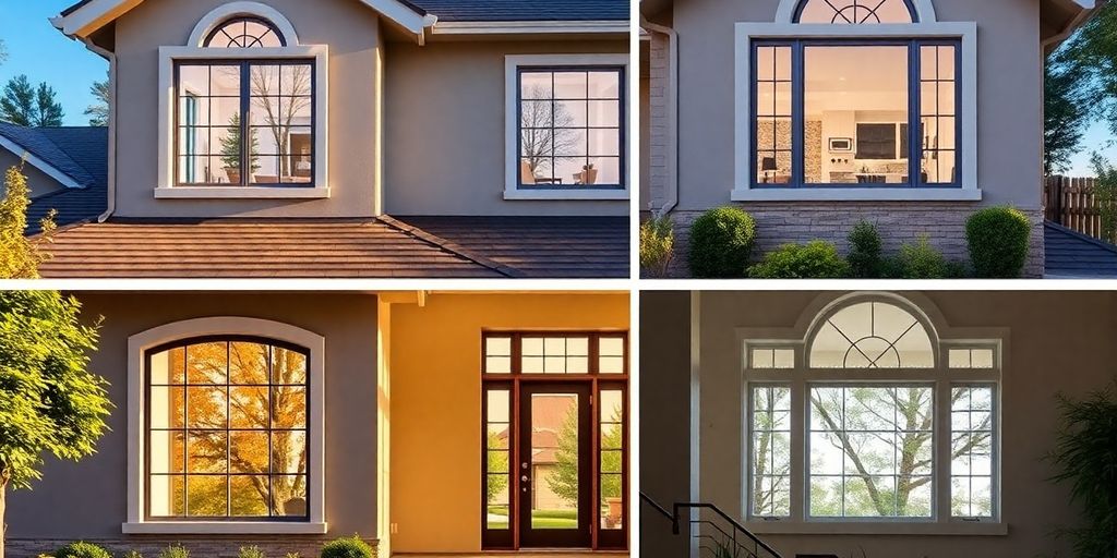 Stylish Milgard windows enhance a modern home design.