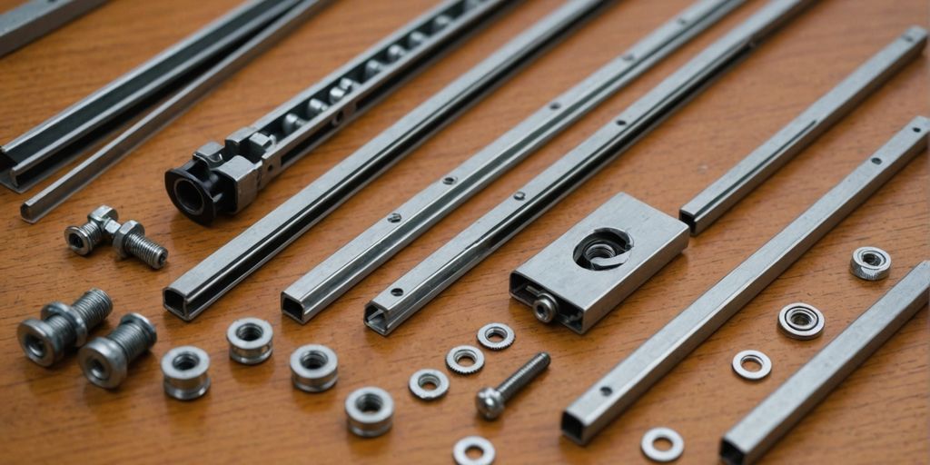 Sliding glass door track repair parts