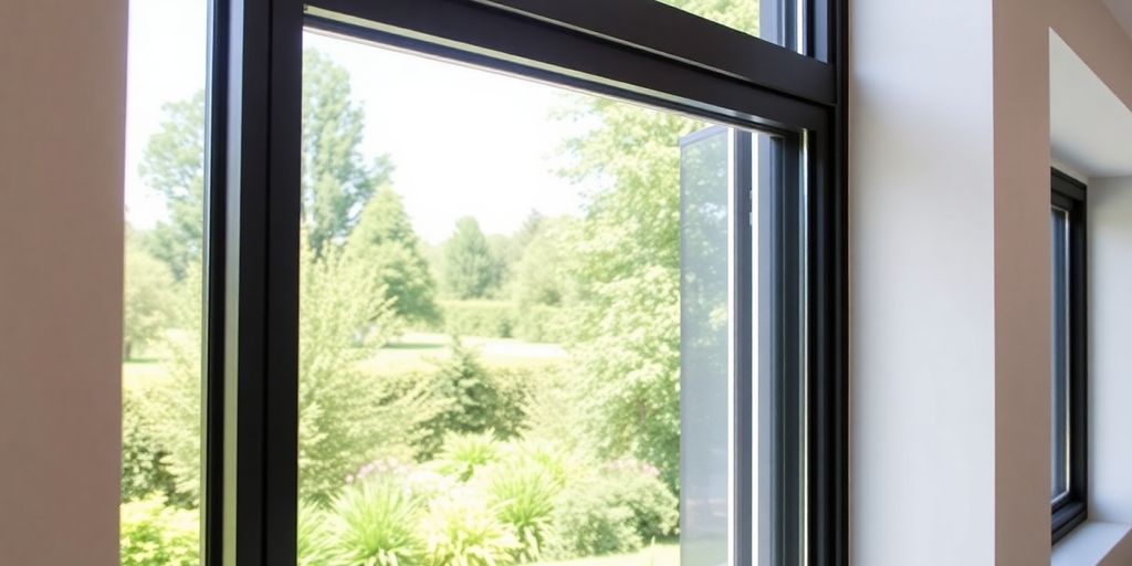 Quaker window in a modern home with natural light.