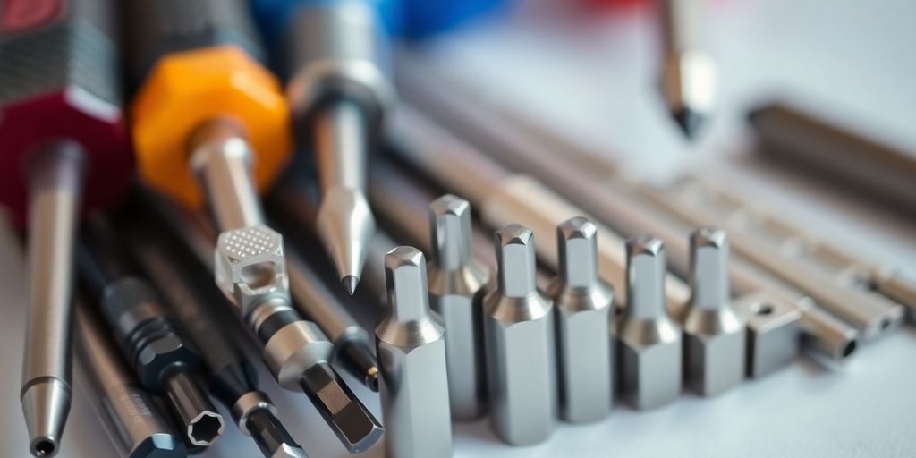 Collection of Philips head tools on a blurred background.