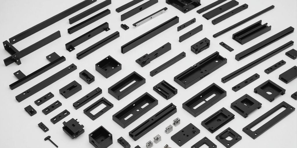 Close-up of PGT window parts