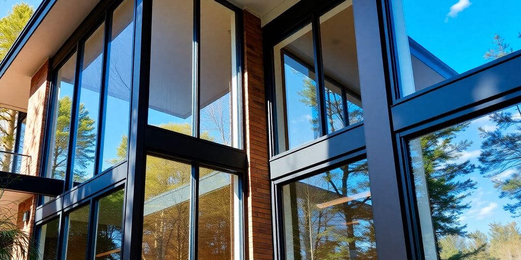 Modern home with stylish PGT windows letting in light.