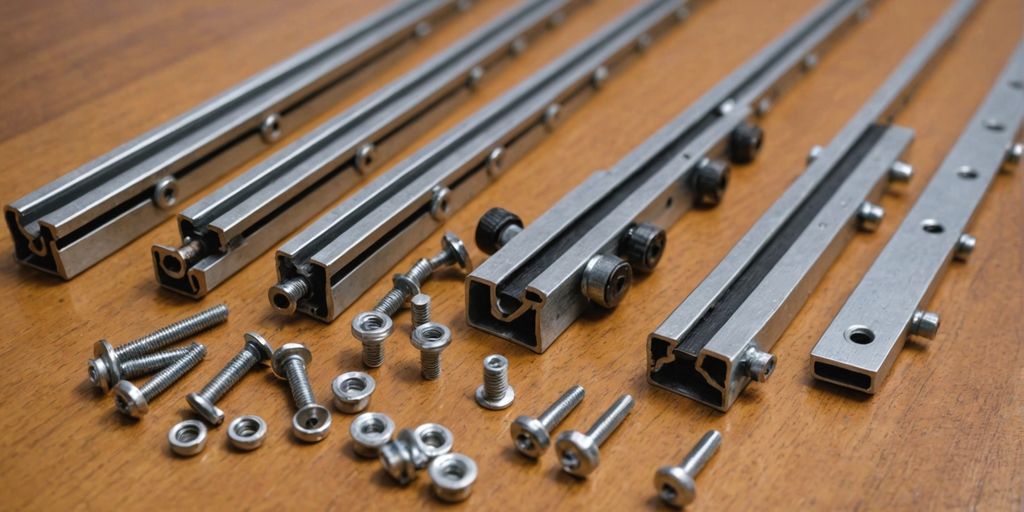 Sliding glass door track repair parts