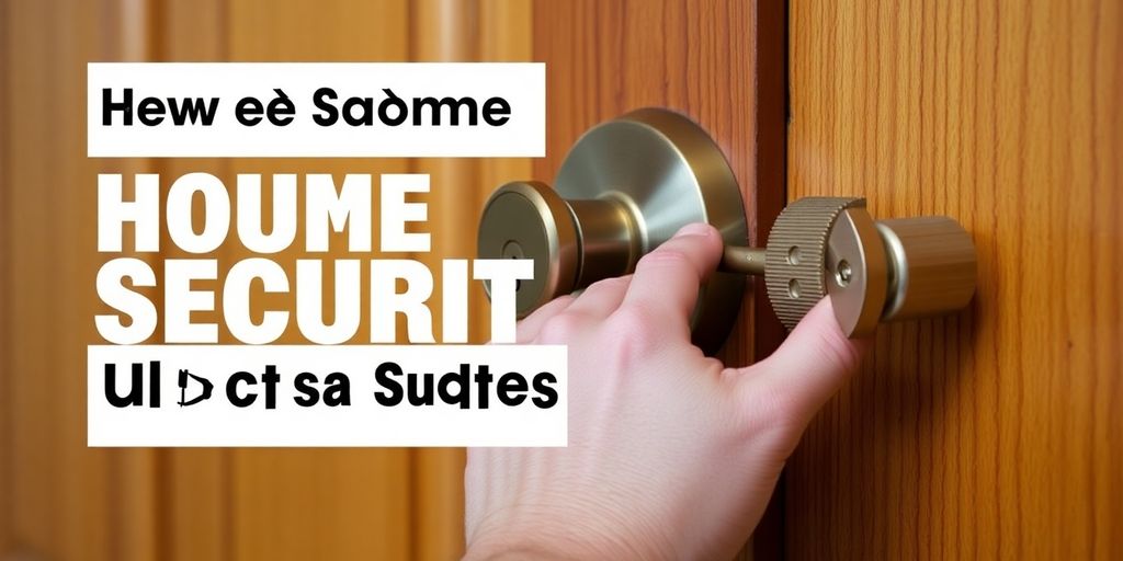 Person installing a new lockset on a wooden door.