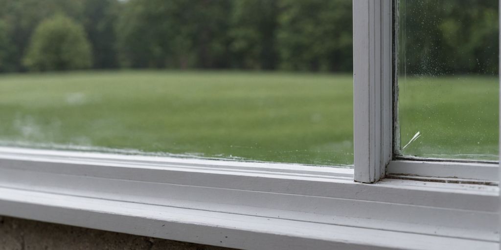 Well-sealed window with weatherproofing