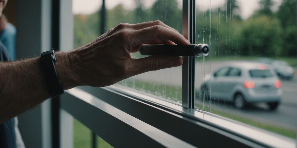 Repairing sliding glass door track with tools