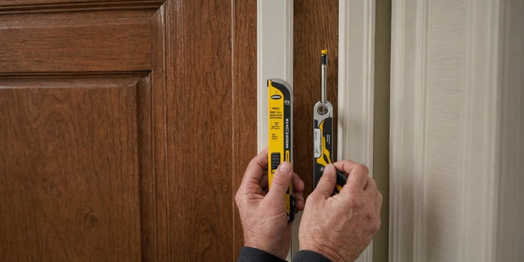 Installing bulb seal weatherstripping on door frame