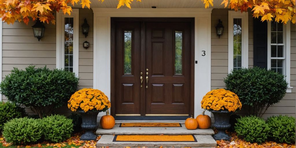 Cozy home entrance with weather strips