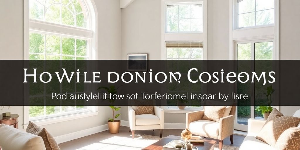 Modern room with decorative window screen enhancements.