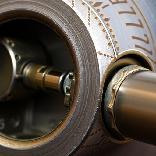 Detailed close-up of a lock's internal mechanisms.