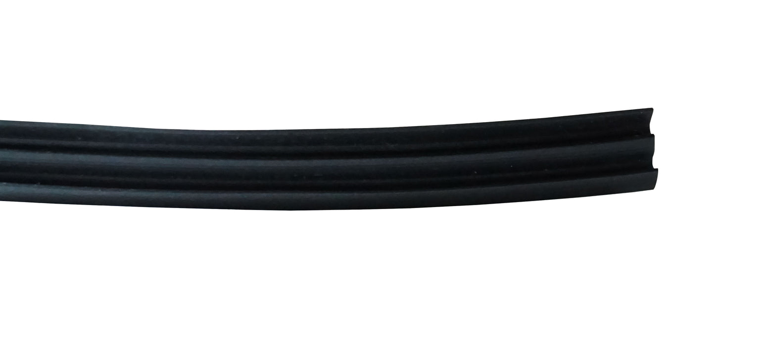 WRS Black Glazing Wedge Weatherstripping - 50 Ft Roll