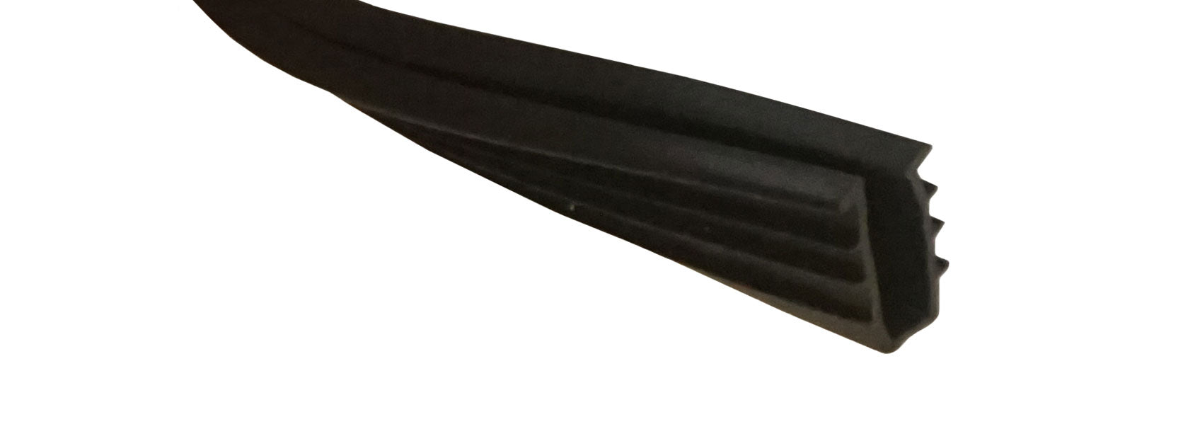 WRS Black 1/8" Glazing Channel - 50 Ft Roll