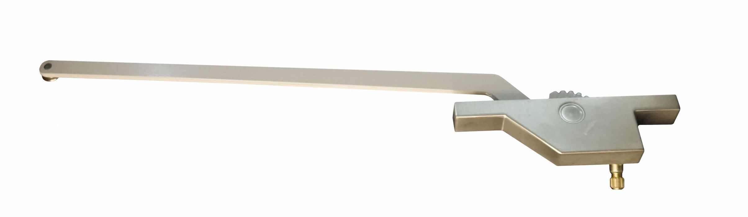 WRS Truth Left or Right Hand Rear Mounted Single Arm Casement Operator, 13-1/2" Arm - Brushed Nickel