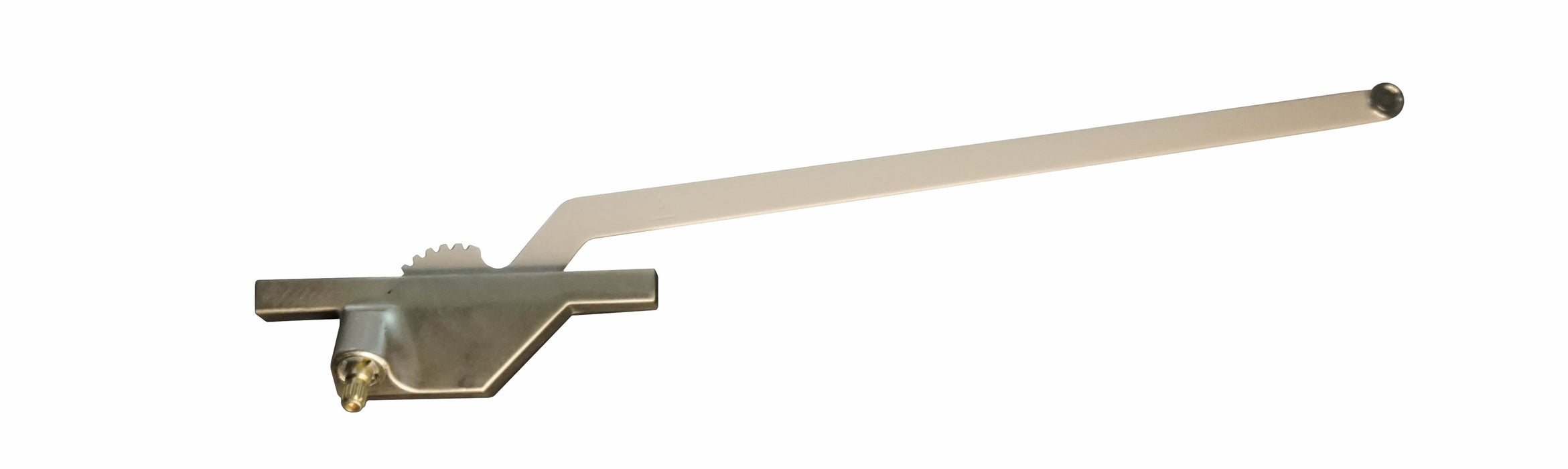 WRS Truth Left or Right Hand Rear Mounted Single Arm Casement Operator, 13-1/2" Arm - Brushed Nickel