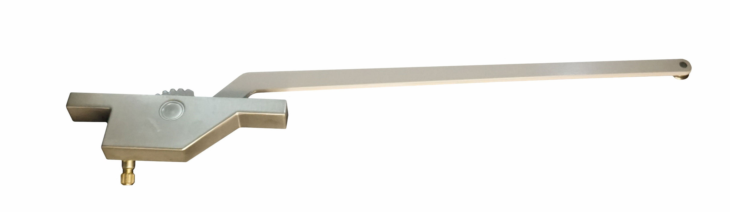 WRS Truth Left or Right Hand Rear Mounted Single Arm Casement Operator, 13-1/2" Arm - Brushed Nickel