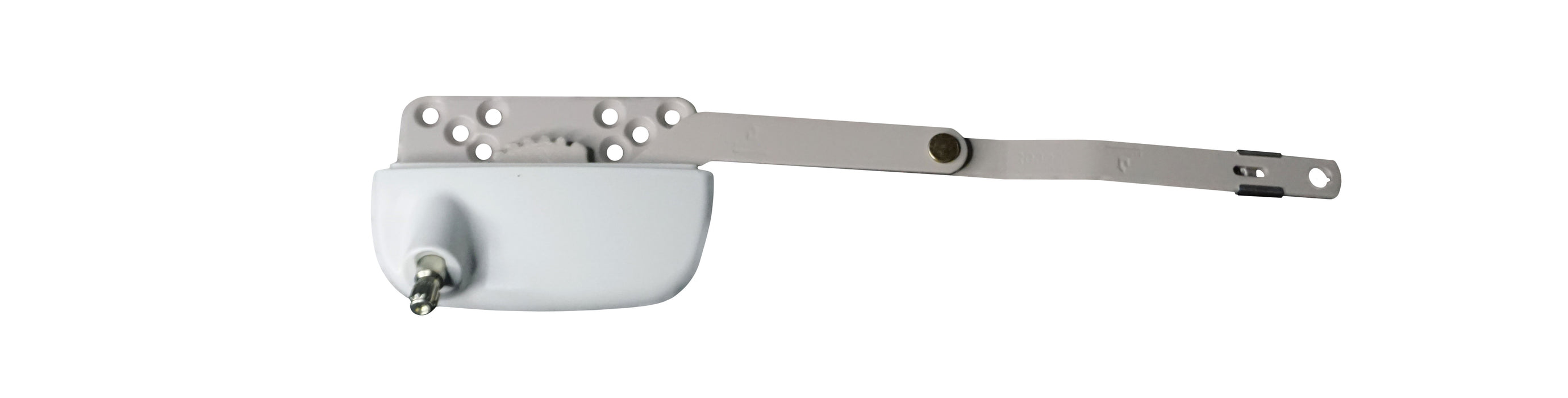 WRS Truth Left or Right Hand Ellipse Split Arm Operator with Offset, Clip Under - White