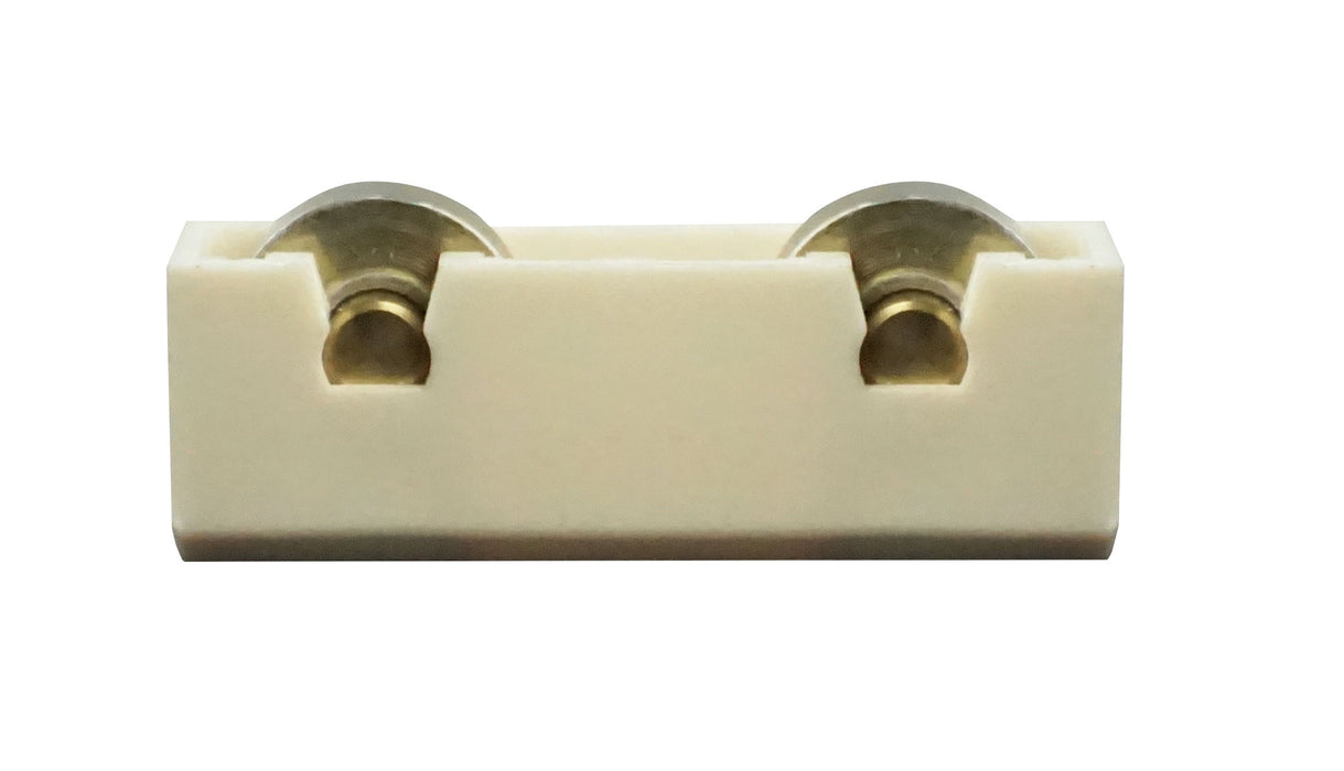 WRS Keller 1-5/8" Tandem Roller Assembly with Housing  -  White