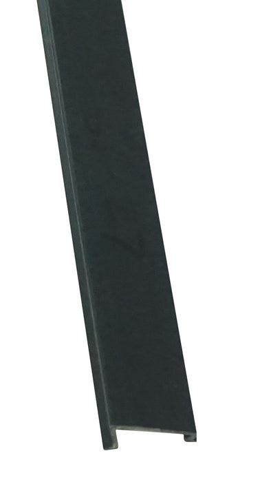 WRS Black Snap-In Rigid Glazing Bead - 6 Ft Stick