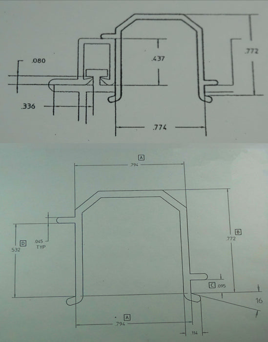 WRS Black Sash Stop  -  6 Ft Stick