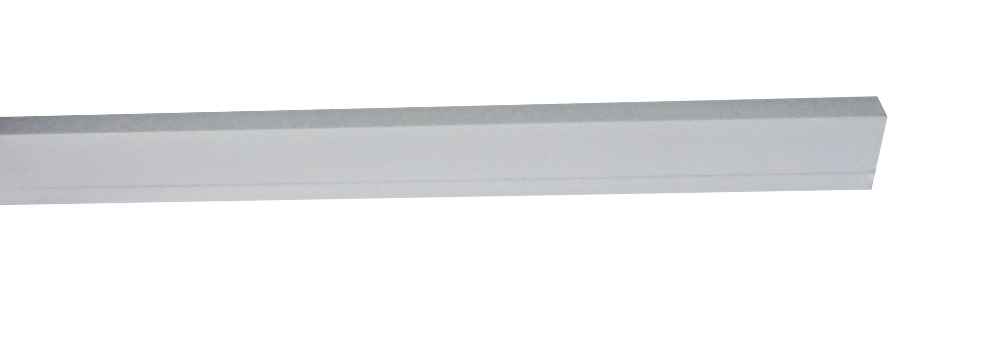 WRS White Snap-In Glazing Bead - 6 Ft Stick