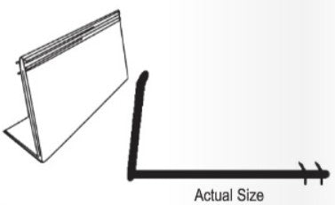 WRS Hurd/RIVCO White Vinyl Glazing Bead  -  6 Ft Stick