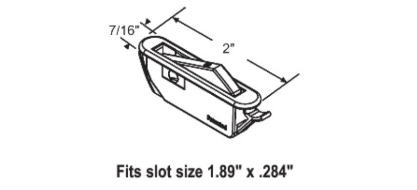 WRS Vent Stop/Control Device  -  Cream White