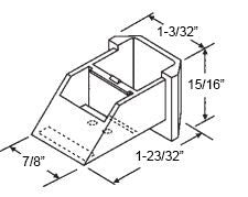 WRS 1-23/32" Top Sash Cam - Black