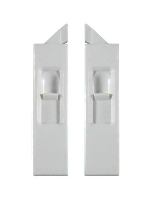 WRS Recessed 2.75" Tilt Latch Set for Double Hung Windows  -  White