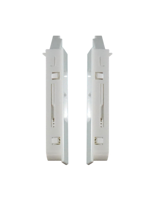 WRS Recessed 2.75" Tilt Latch Set for Double Hung Windows  -  White
