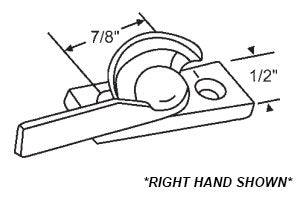 WRS 7/8" Mill Sweep Lock  - Left or Right Hand