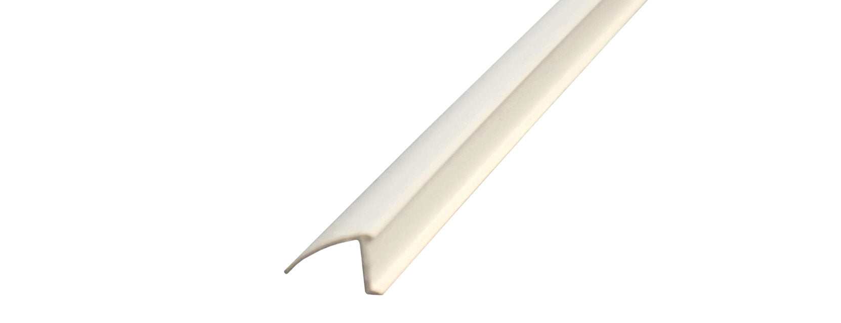 WRS Capitol White Snap-In Glazing  -  6 Ft Stick