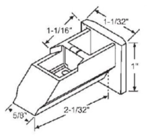 WRS 2-1/32" Sash Cam - Black