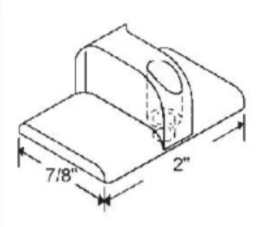 WRS 2" Pin Locking Handle  -  Black