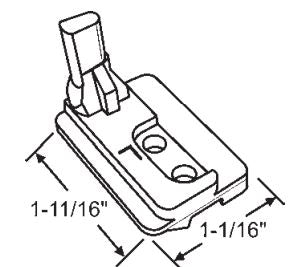 WRS Milco Left and Right Hand 1-5/8" Pivot Bar Set - Die Cast