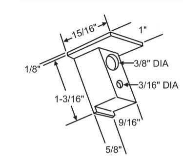 WRS ALENCO Black Sash Guide - Single or 4 Pack