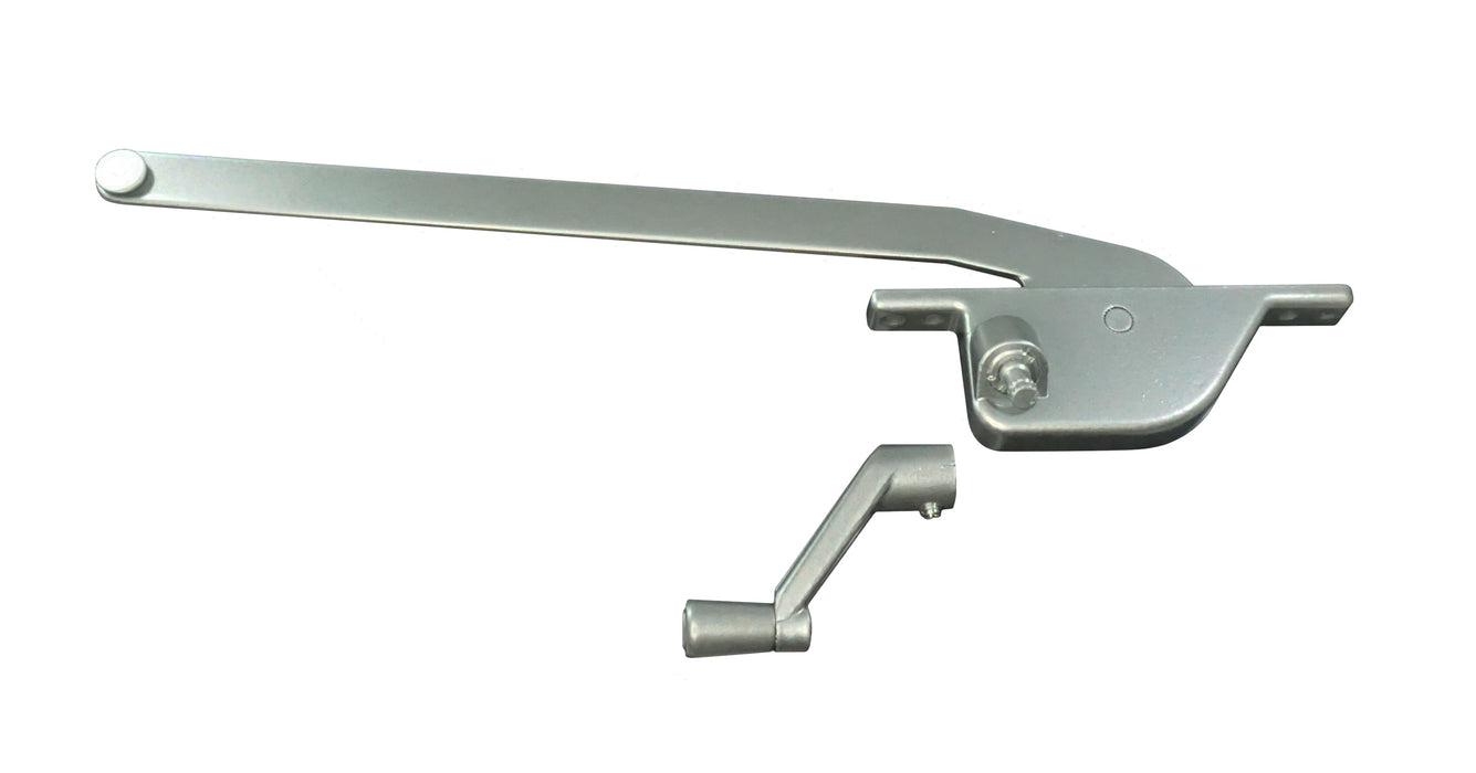 WRS Right Hand 11" Single Arm Operator & Handle Set, Face Mount  -  Aluminum