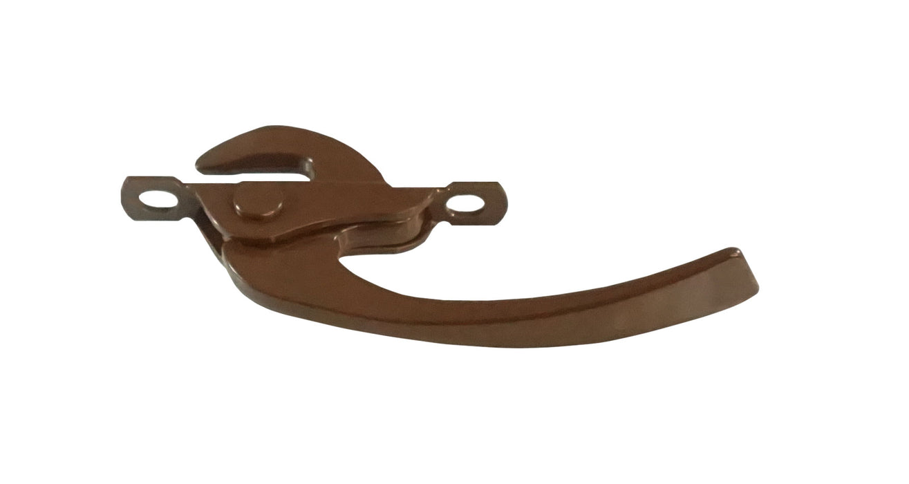 WRS Left or Right Hand Casement Locking Handle - Brown