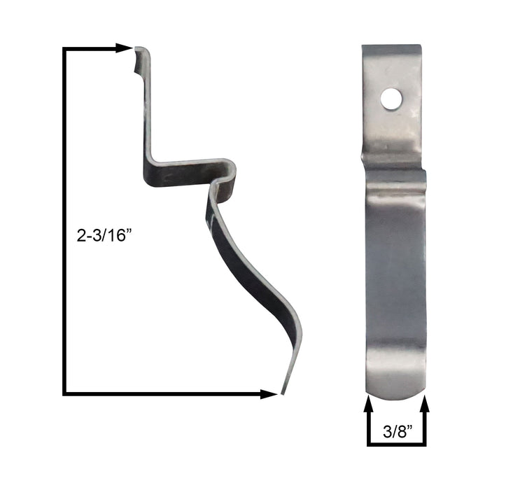 WRS 2-3/16" Screen Clip/Spring  -  Steel