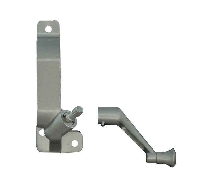 WRS Silver Left or Right Hand Jalouise Operator & Handle Set - 2" Arm