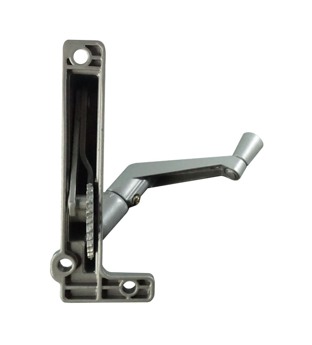 WRS Tucker 4-5/8" Right Hand Awning Window Operator and Handle Set  -  Silver