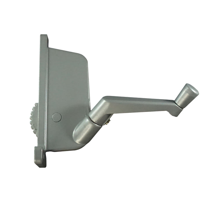 WRS Tucker 4-5/8" Right Hand Awning Window Operator and Handle Set  -  Silver