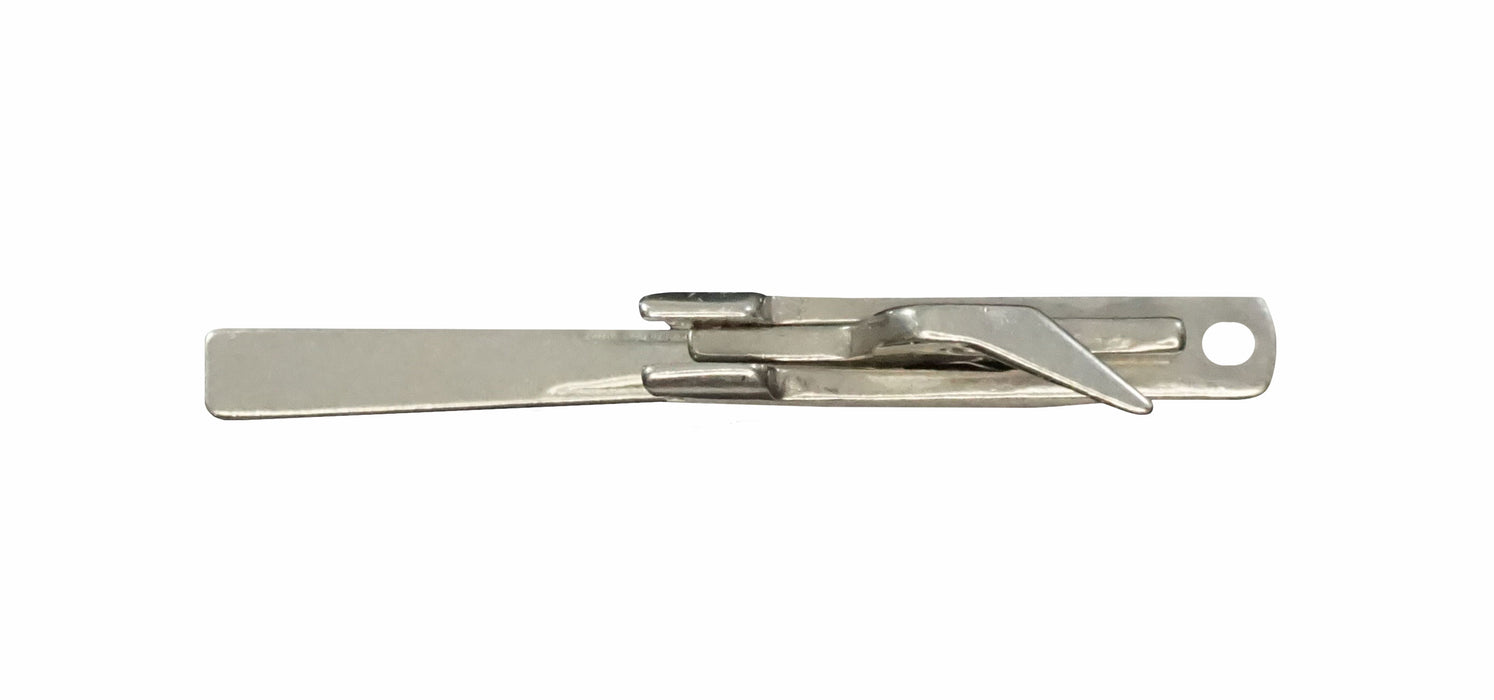WRS White Bronze Left Hand 2 Point Casement Locking Handle  -  3/16" Gap