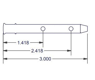 WRS Amesbury 3" Pivot Bar - Die Cast