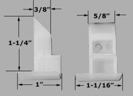 WRS 1-1/4" Sash Cam Set - Black